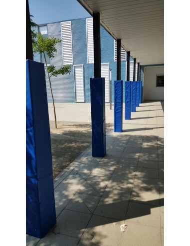 Proteccion columna cuadrada o rectangular deluxe 1,5 mt altura grosor 7 cm -metro lineal-