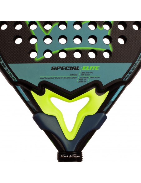 Pala de pádel black crown special elite