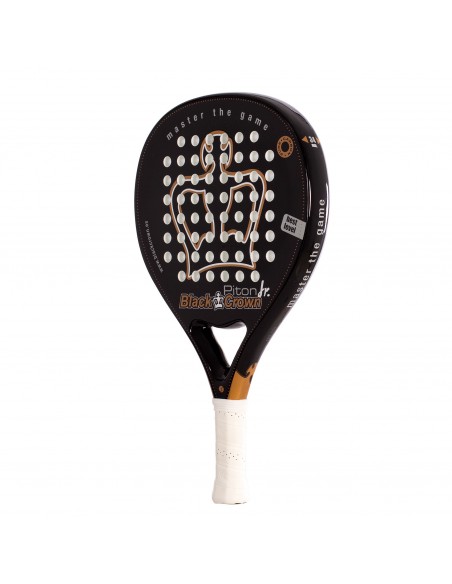 Pala de pádel black crown piton jr
