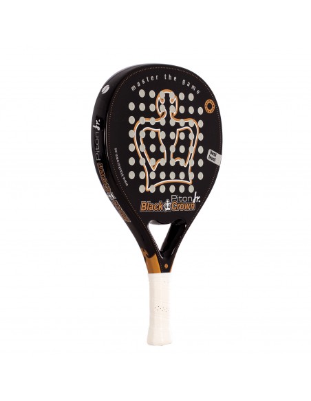 Pala de pádel black crown piton jr