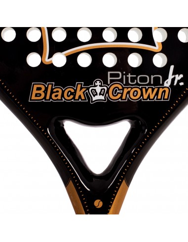 Pala de pádel black crown piton jr