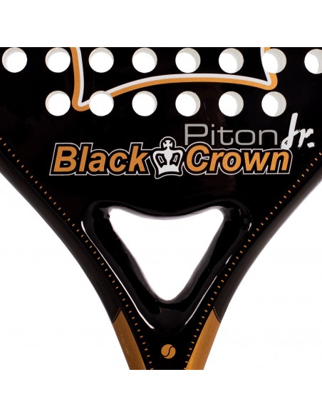 Pala de pádel black crown piton jr