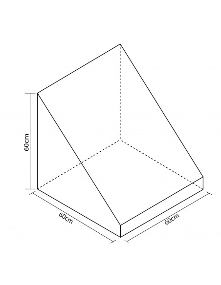 Figura rampa grande 60x60x60cm