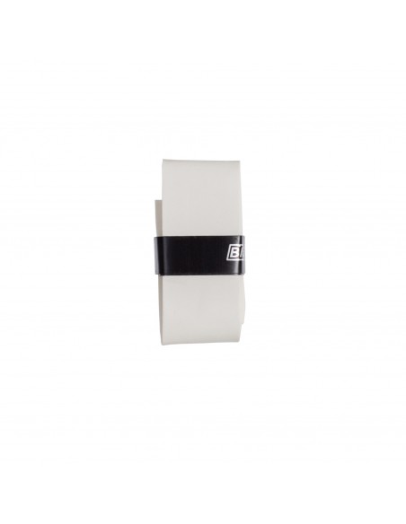 Bolsa 12 overgrips black crown liso blanco
