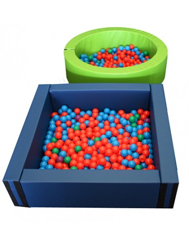 Piscina ovalada plus llenado pelotas, 300x150x40cm alto x 15cm ancho (transformable en dos)