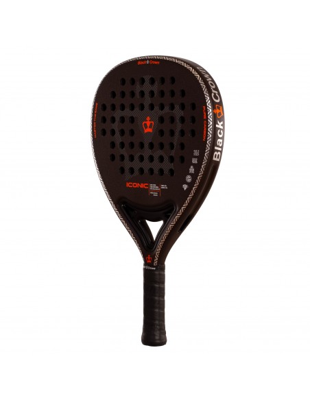 Pala de pádel black crown iconic