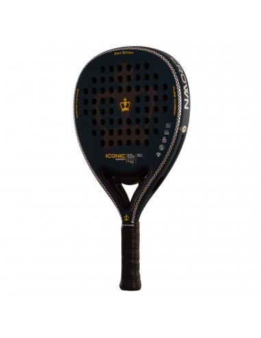 Pala de pádel black crown iconic crown