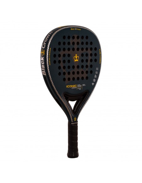 Pala de pádel black crown iconic crown
