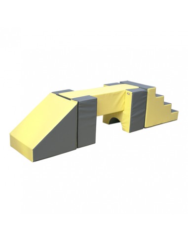 Set figuras nº4 (escalera, 2 asientos, rectángulo y rampa)
