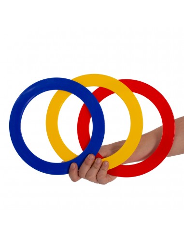 Juego 3 aros malabares 24cm planos