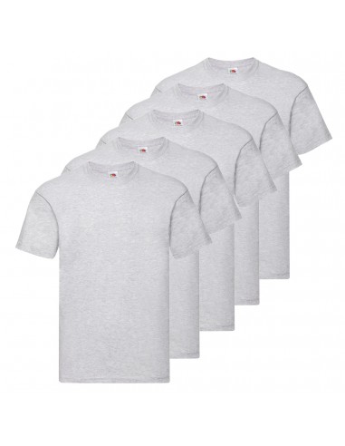 Pack de 5 camisetas fruit of the loom original t