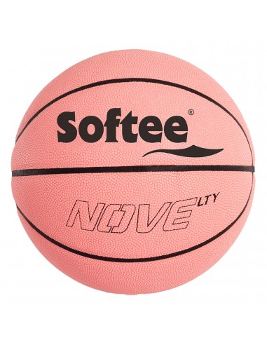 Balón baloncesto cuero softee pink basket