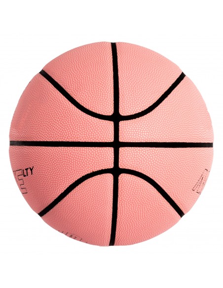Balón baloncesto cuero softee pink basket