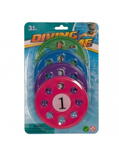Juego de 4 discos con agujeros