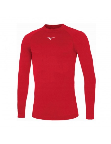 Camiseta térmica mizuno team core manga larga