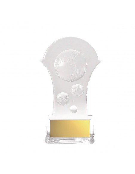 TROFEO ACRILICO PETANCA H.20 CM