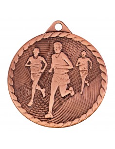 MEDALLA ATLETISMO Ø50 MM BRONCE "IRON"