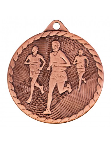MEDALLA ATLETISMO Ø50 MM BRONCE "IRON"