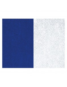 CINTA C/MOSQUETON 22 MM AZUL-BLANCO