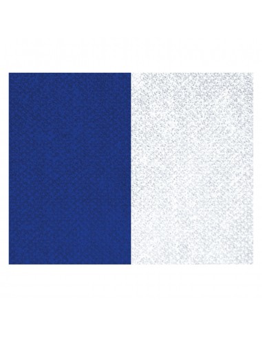CINTA C/MOSQUETON 22 MM AZUL-BLANCO