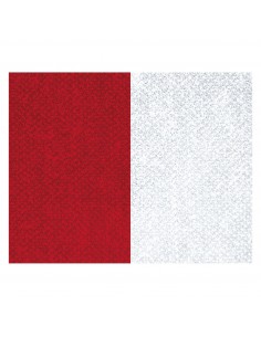 CINTA C/MOSQUETON 22 MM ROJO-BLANCO