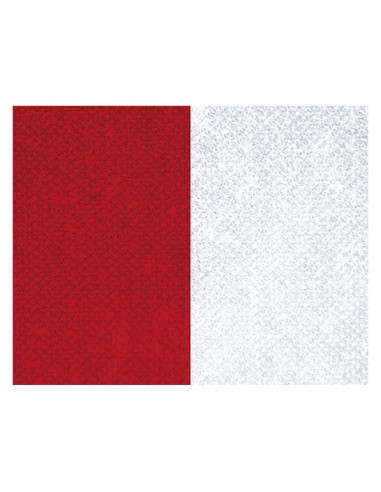 CINTA C/MOSQUETON 22 MM ROJO-BLANCO