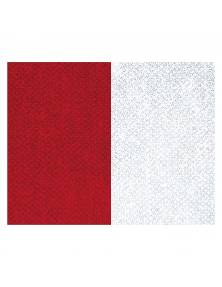 CINTA C/MOSQUETON 22 MM ROJO-BLANCO