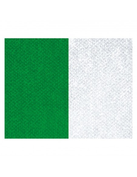 CINTA C/MOSQUETON 22 MM VERDE-BLANCO