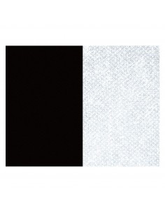 CINTA C/MOSQUETON 22 MM NEGRO-BLANCO