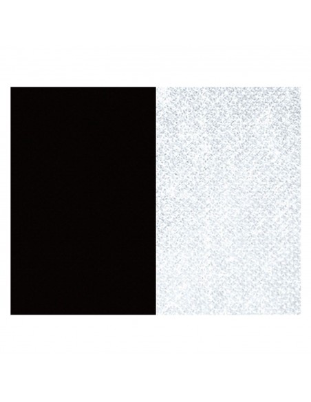 CINTA C/MOSQUETON 22 MM NEGRO-BLANCO