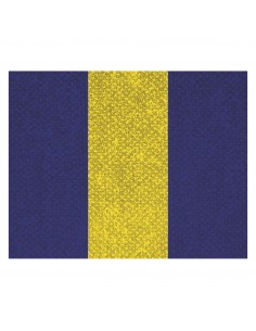 CINTA C/MOSQUETON 10 MM AZUL-AMARILLO-AZUL