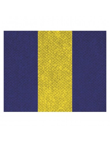 CINTA C/MOSQUETON 10 MM AZUL-AMARILLO-AZUL