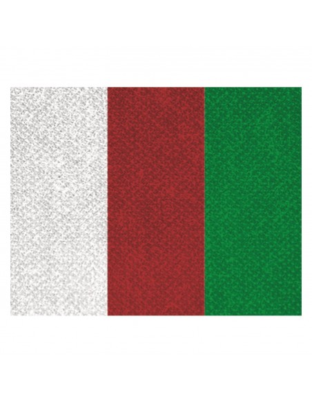 CINTA C/MOSQUETON 10 MM BLANCO-ROJO-VERDE