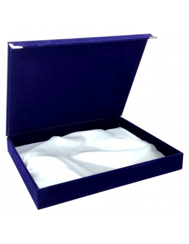 ESTUCHE TERCIOPELO AZUL PARA PLACA DE CRISTAL