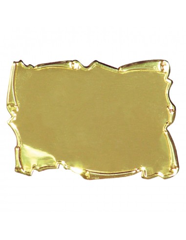 PLACA GRABADO MINI ORO 9X6.5 CM