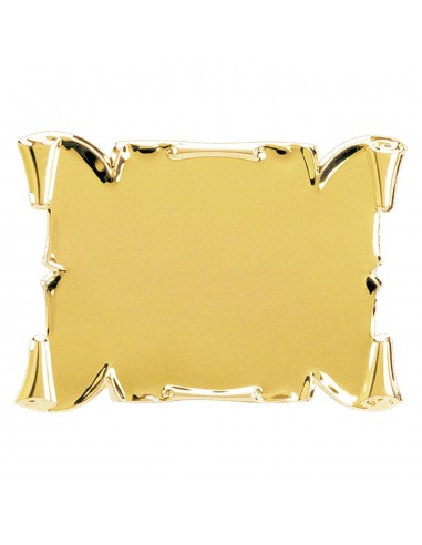 PLACA GRABADO MINI 17-0500 ORO 9X6.5 CM