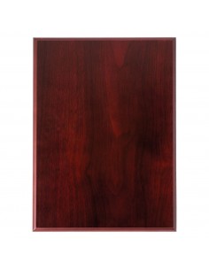PLACA MADERA 21-622 CAOBA BISEL