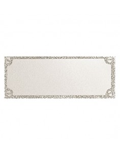 PLAQUITA ALUMINIO PLATA