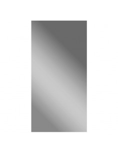 PLANCHA ALUMINIO 60X30CM PLATA ALTO BRILLO