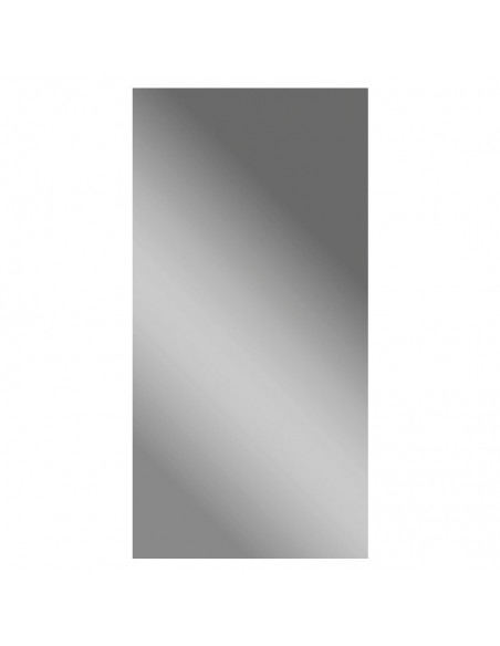 PLANCHA ALUMINIO 60X30CM PLATA ALTO BRILLO