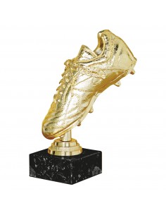 TROFEO RESINA BOTA FUTBOL C/MARMOL H.24
