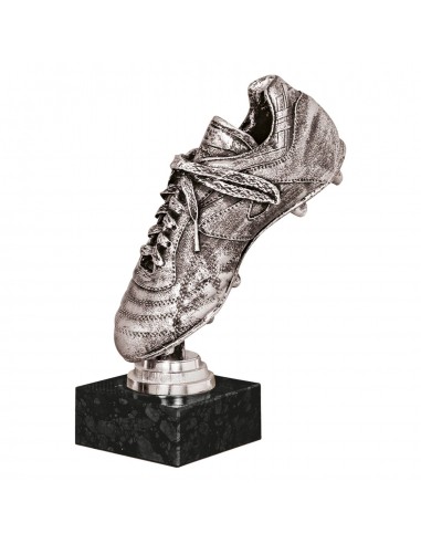 TROFEO RESINA BOTA FUTBOL C/MARMOL H.24