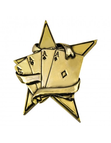 MOTIVO RESINA "ESTRELLA" POKER H.9CM