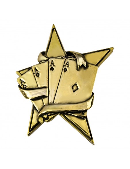 MOTIVO RESINA "ESTRELLA" POKER H.9CM