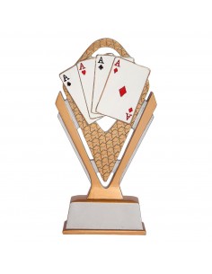 TROFEO RESINA "BRASILIA" POKER