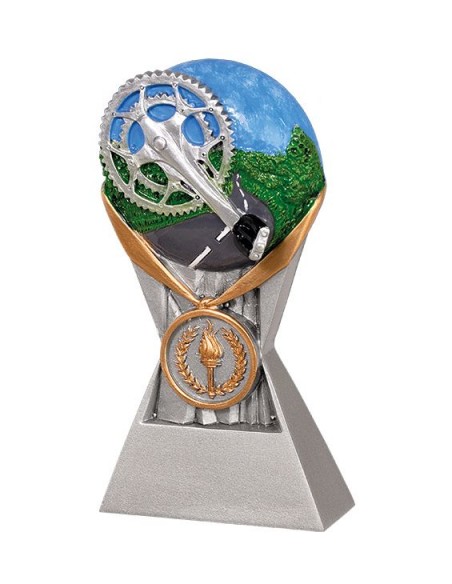 TROFEO RESINA "ANTORCHA" CICLISMO H.12.5 CM