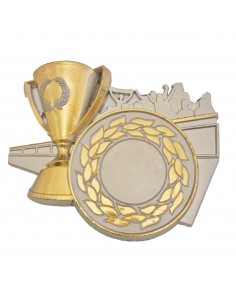 MOTIVO PLASTICO ALEGORICO PLATA/ORO