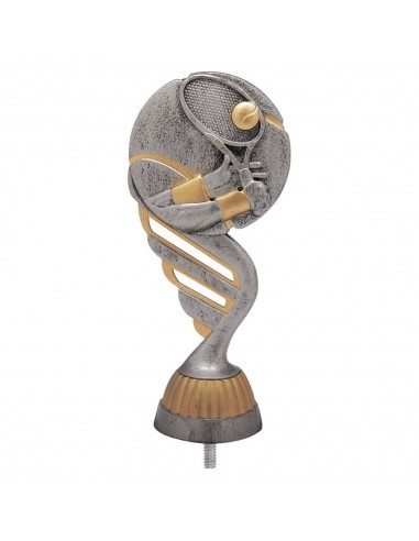 FIGURA PLASTICO FAST TENIS PLATA VJ/ORO H.13CM