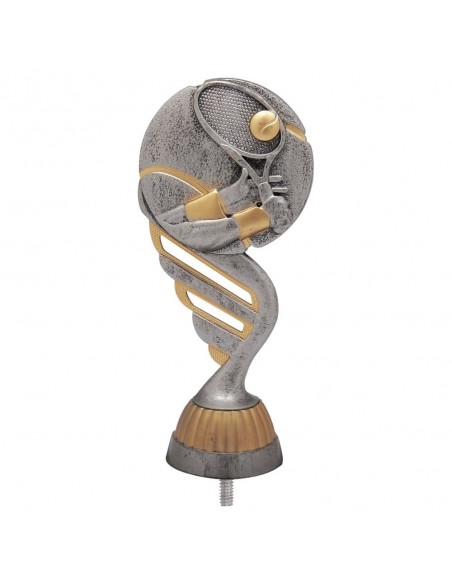 FIGURA PLASTICO FAST TENIS PLATA VJ/ORO H.13CM