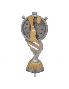 FIGURA PLASTICO FAST ATLETISMO PLATA VJ/ORO H.13CM